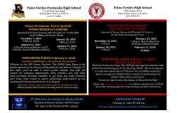 HS Principal Forums and Open House Events